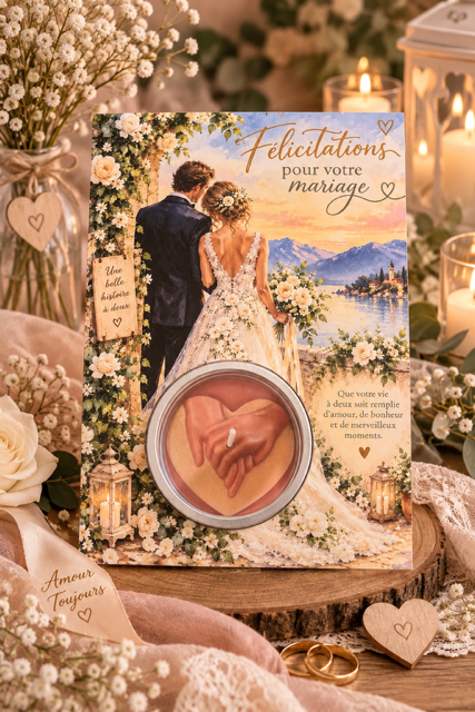 carte bougie mariage Carte bougie mariage